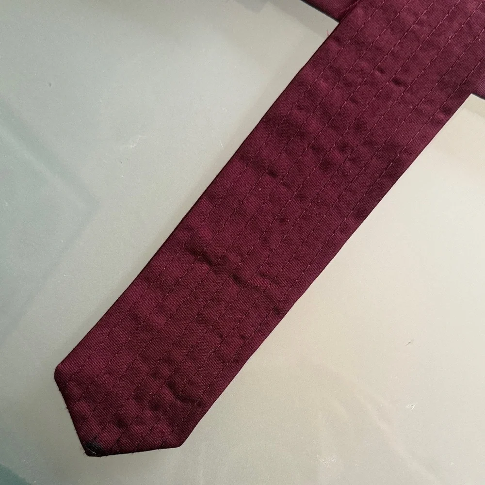 London Fog Women’s Trench Coat Size L Black Cherry | Removable Hood | Belted - Picture 7 of 11